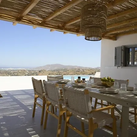 Villa Mercedes, Private Pool & Panoramic View, Avlia Hill, By Naxosvibe *